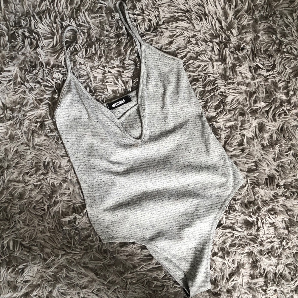 Grey Missguided Bodysuit